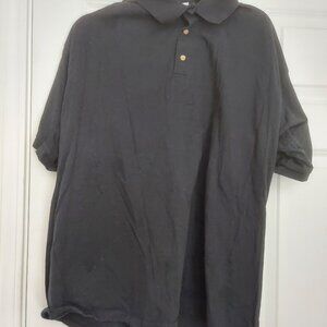 Mens black polos